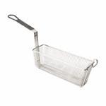 Thunder Group SLFB007 13 3/8 " X 4 3/8" X 5 1/2", Rectangular Basket, W/ Grey Handle
