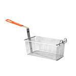 Thunder Group SLFB008 12 1/8" X 6 1/2" X 5 3/8", Fry Basket, Orange Handle