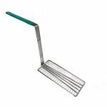 Thunder Group SLFBP010 4 3/4" X 10 3/4" Fry Basket Press, Green Handle