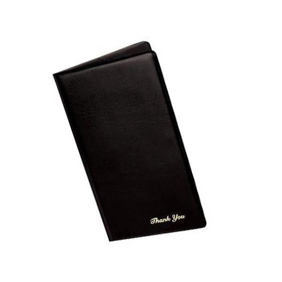 Thunder Group PCPC-1BL 5-3/4" X 9-1/2" Check Presentation Cover, Black