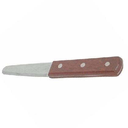 Thunder Group SLTWCK007 7 1/4" Clam Knife with Wooden Handle