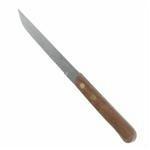 Thunder Group SLSK008 4 1/2" Pointed Tip Steak Knife with Wood Handle