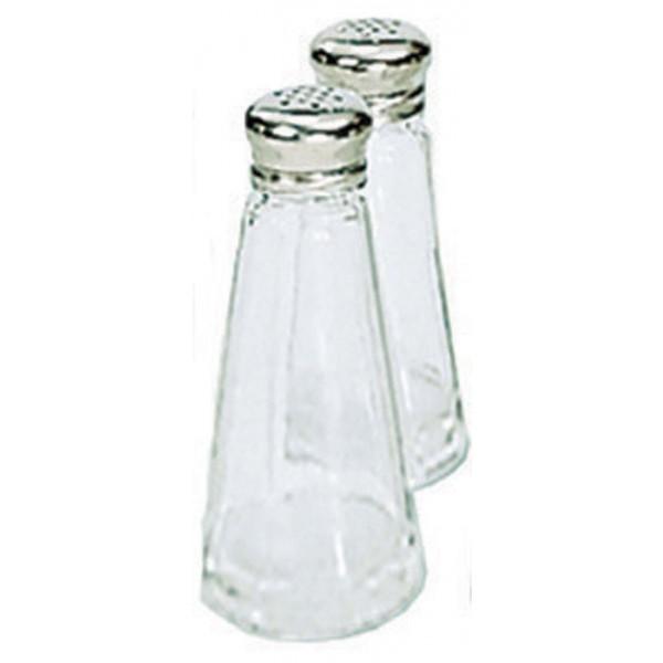 Adcraft SMT-3 3 Oz 4" Salt & Pepper Paneled Glass Mushroom Top