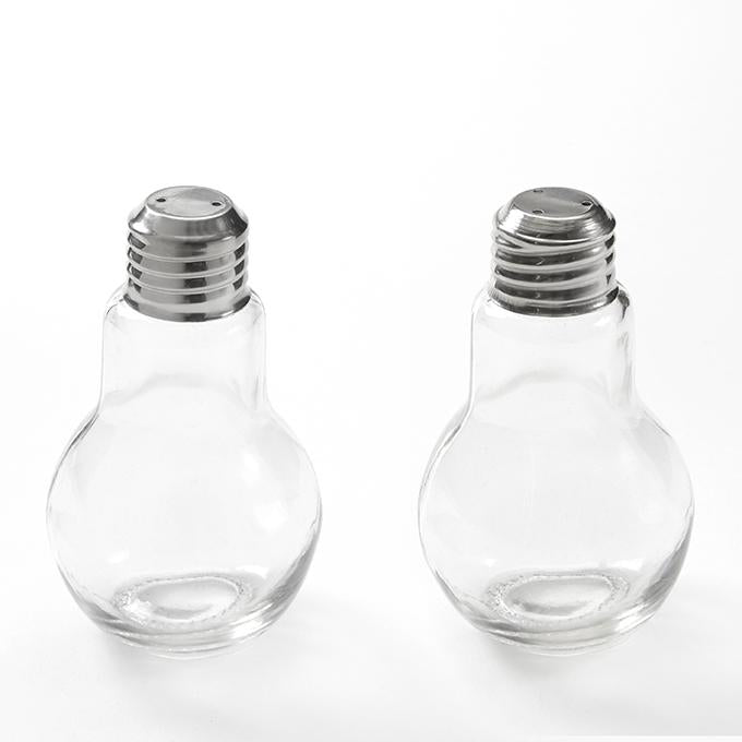 American Metalcraft SPLB6 Light Bulb Salt and Pepper Shaker Set, 1.5 oz