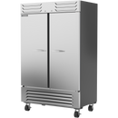 Beverage Air SR2HC-1S Double Solid Door 52" Wide Stainless Steel Refrigerator