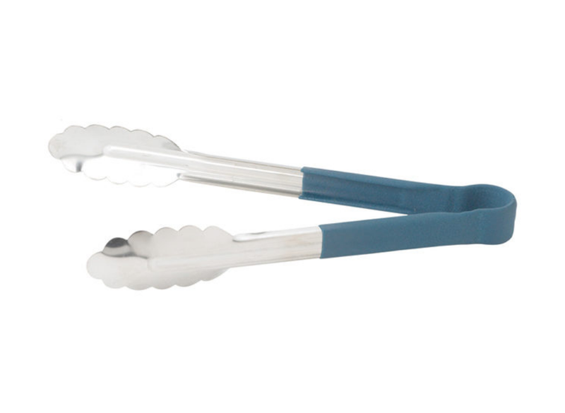 Winco Heat Resistant Heavy Duty Utility Tongs - Various Sizes/Colours
