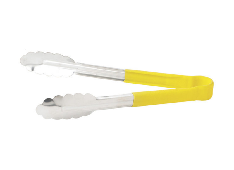 Winco Heat Resistant Heavy Duty Utility Tongs - Various Sizes/Colours