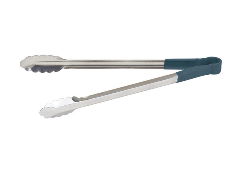 Winco Heat Resistant Heavy Duty Utility Tongs - Various Sizes/Colours