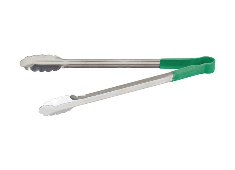 Winco Heat Resistant Heavy Duty Utility Tongs - Various Sizes/Colours