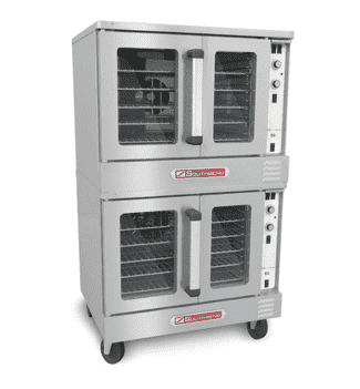 Southbend BGS/22SC Bronze Double Full Size Natural Gas Convection Oven - 108,000 BTU