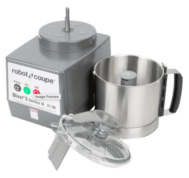 Robot Coupe Blixer 3 Food Processor with 3.5 Qt. Stainless Steel Bowl and Single Speed - 1 1/2 hp