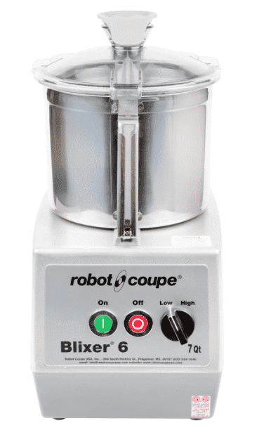 Robot Coupe Blixer 6 Food Processor with 7 Qt. Stainless Steel Bowl and Two Speeds - 3 hp