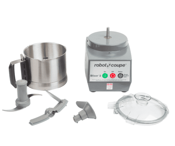Robot Coupe Blixer 2 Food Processor with 2.5 Qt. Stainless Steel Bowl and Single Speed - 1 hp