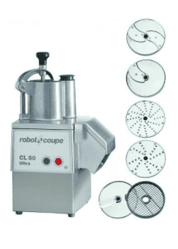 Robot Coupe CL50 ULTRA TEX MEX Mexican Pack Food Processor Kit w/ (2) Slicing Discs & (3) Dicing Discs, 120v