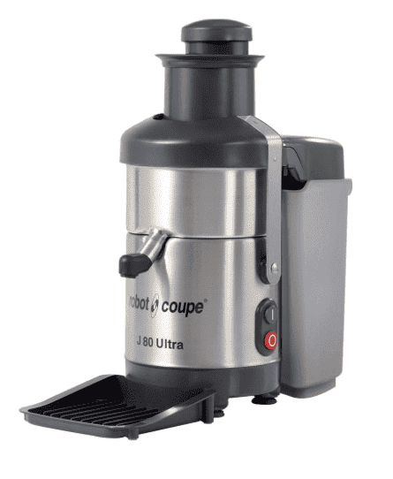 Robot Coupe J80 ULTRA Table Top Centrifugal Juicer w/ 6.5 qt Waste Container & Anti-Drip Spout