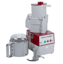 Robot Coupe R2 Dice Combination Continuous Feed Food Processor / Dicer with 3 Qt. Gray Polycarbonate Bowl - 2 hp