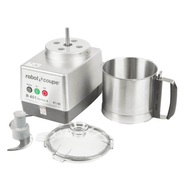 Robot Coupe R401B Food Processor with 4.5 Qt. Stainless Steel Bowl - 1 1/2 hp