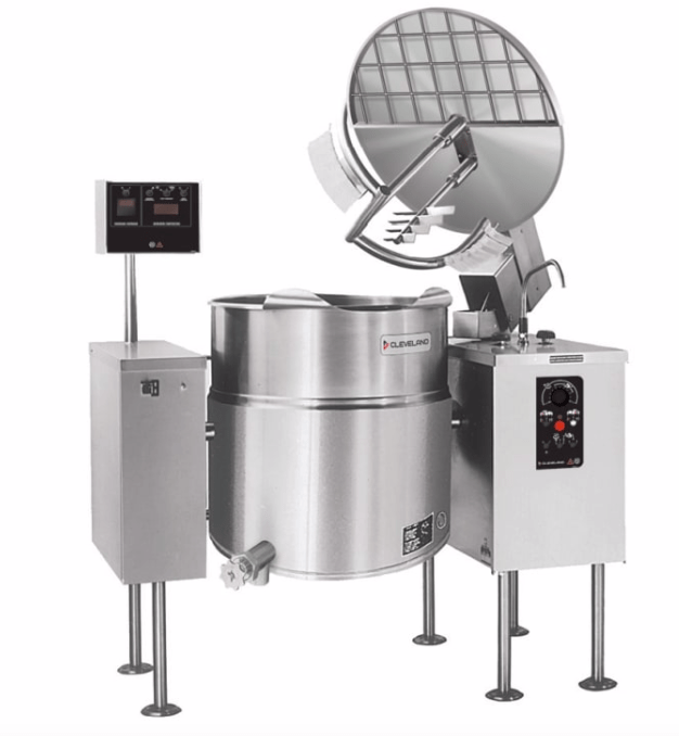 Cleveland MKEL100T 100 gal Steam Kettle - Power Tilt, 2/3 Jacket, 208v/3ph