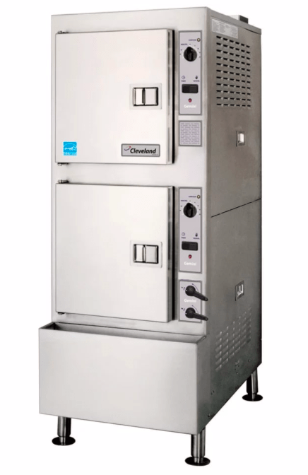 Cleveland 24CGA10.2 (10) Pan Convection Steamer - Cabinet, Descaling Port, Liquid Propane