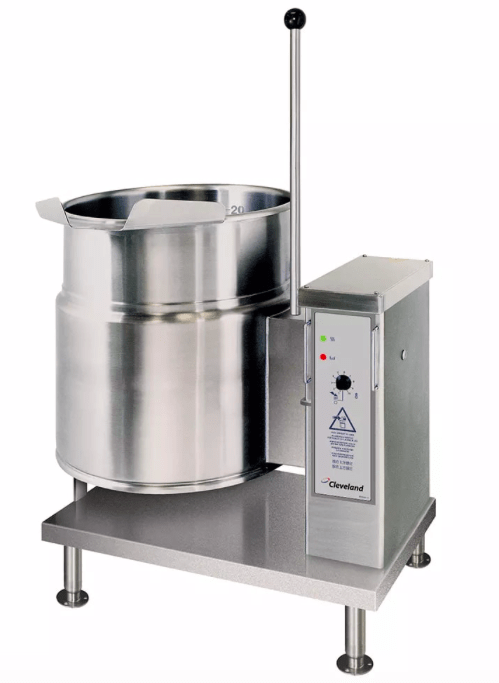 Cleveland KET12T 12 gal Steam Kettle - Manual Tilt, 2/3 Jacket, 240v/3ph