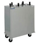 Delfield CAB2-1013 Enclosed Dish Dispenser w/ 2 Tubes, Maximum 10 1/8" Dish