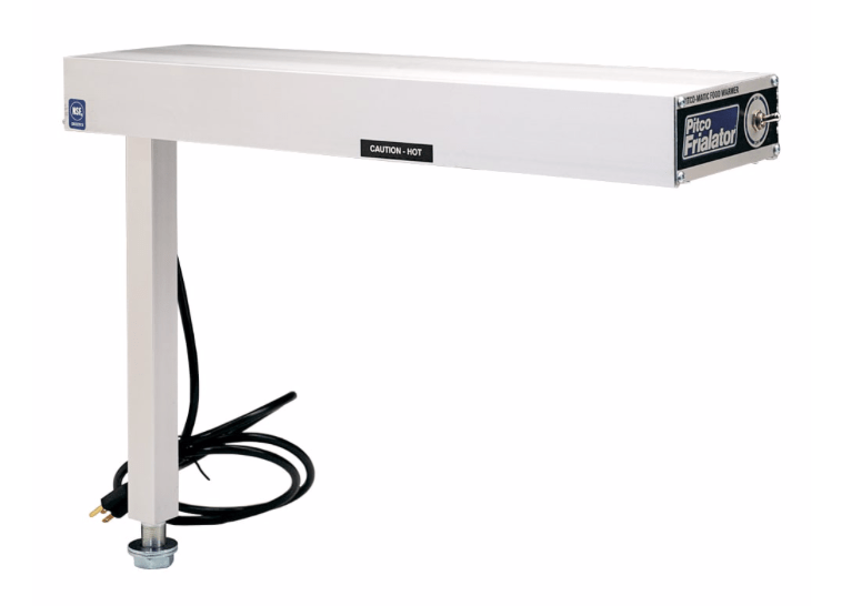 Pitco PFW-1 Single Tile Strip Warmer w/ Fixed Arm, Stainless/Aluminum, 120v