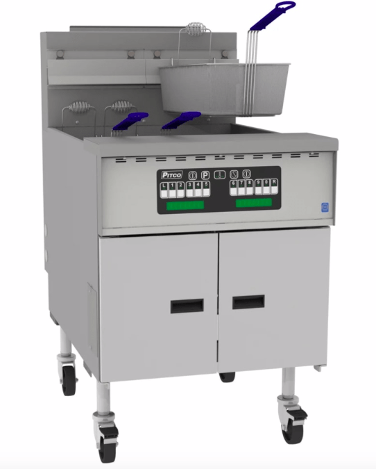 Pitco SGM24 Gas Fryer - (1) 150 lb Vat, Floor Model, Natural Gas