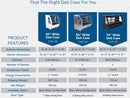 Pro-Kold DDC-80 Curved Glass 74" Refrigerated Deli Case - Available in White, Black or S/S Finish
