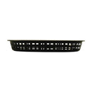 Tablecraft 1076BK 10" Oval Black Plastic Basket
