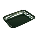 Tablecraft 1077FG 10.75"X7.75"X1.5" Forest Green Rectanglular Basket