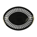 Tablecraft 1084BK 11.75"X8-7/8" Oval Black Jumbo Basket