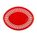 Tablecraft 1084R 11.75"X8-7/8" Oval Red Jumbo Basket