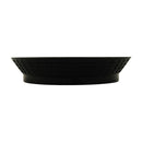 Tablecraft 15759BK Black Round Platter w/Base