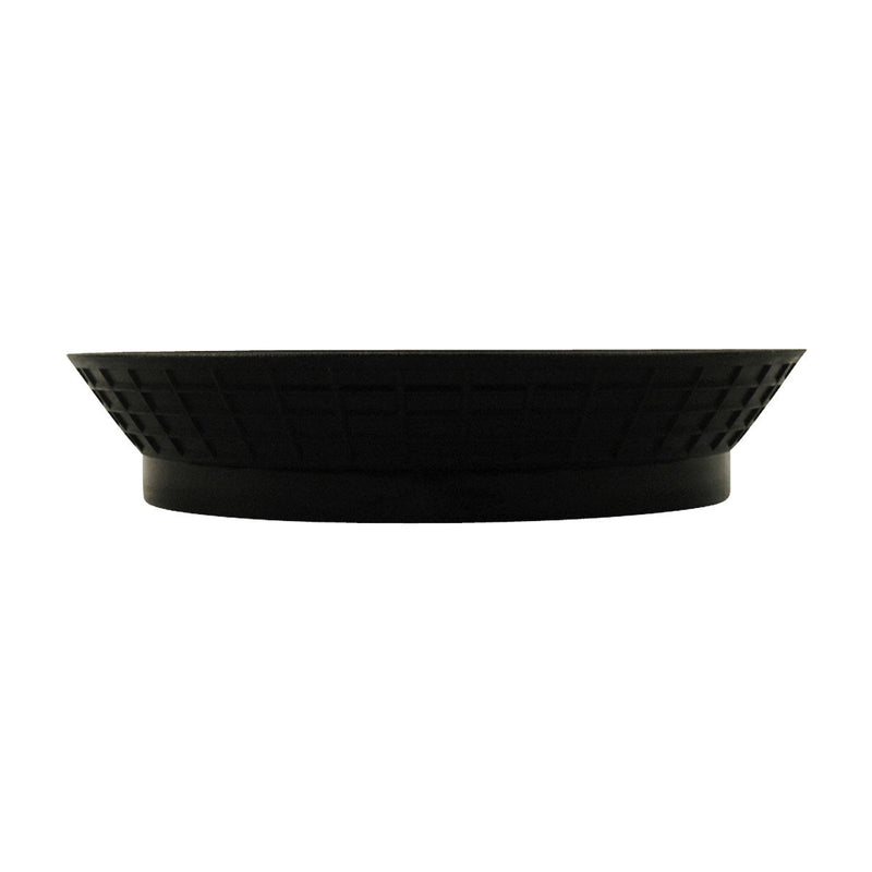 Tablecraft 15759BK Black Round Platter w/Base