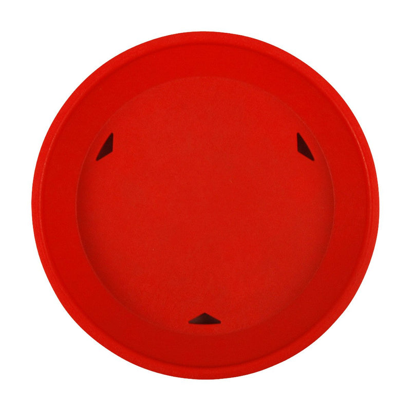 Tablecraft 15759R Red Round Platter w/Base