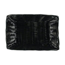 Tablecraft 2472 9X6X2.5 Rectangular Woven Basket Black