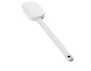 Tablecraft 2516 White Silicone Spoon Spatula 16.5"
