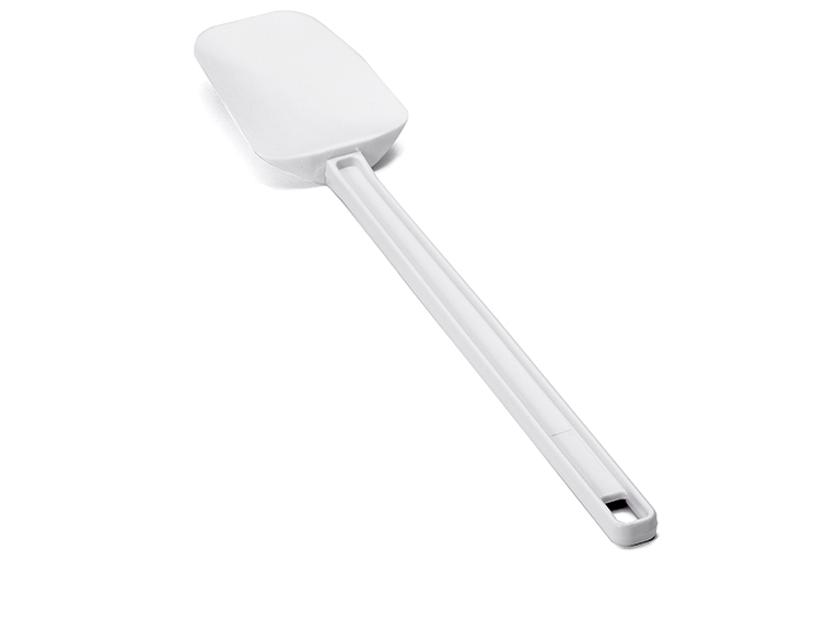 Tablecraft 2516 White Silicone Spoon Spatula 16.5"