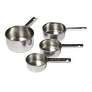 Tablecraft 724 4PC Stainless Steel Measuring Cup Set