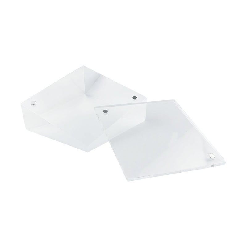 Tablecraft A361 Acrylic Card Holder With Magnetic Clips