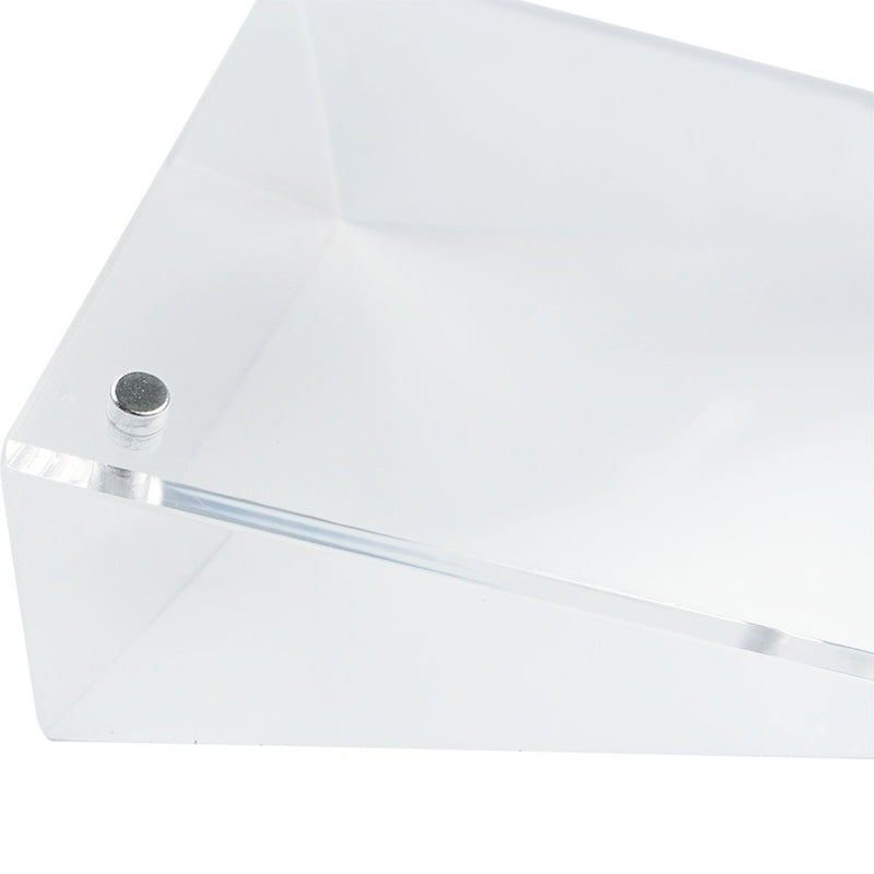 Tablecraft A361 Acrylic Card Holder With Magnetic Clips