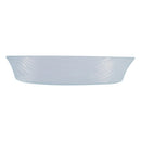 Tablecraft AB149 14"X8.5"X3" Acrylic Oval Bowl