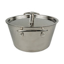 Tablecraft CW40125 3 qt. Round Induction Sauce Pan with Lid