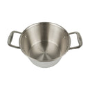 Tablecraft CW40125 3 qt. Round Induction Sauce Pan with Lid