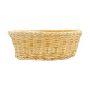 Tablecraft M1174W  9-1/4" Natural Hand Woven Oval Basket