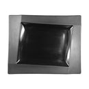 Tablecraft M1814 18" X 14.5" Black Rimmed Rectangular Tray