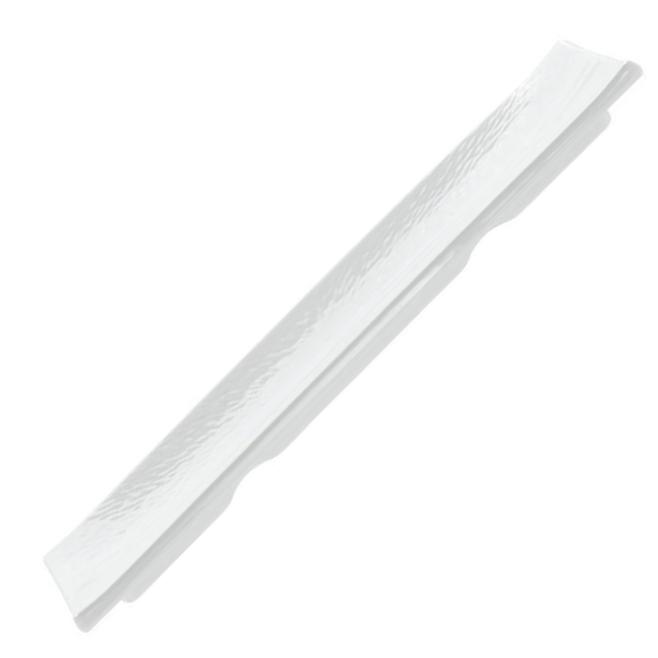 Tablecraft M206 20"X6" White Rectangular Melamine Tray