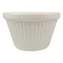 Tablecraft RAM15FB 1.5 Oz Fluted Ramekin Melamine Bone