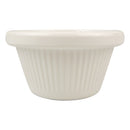 Tablecraft RAM3FB 3 Oz Fluted Ramekin Melamine Bone