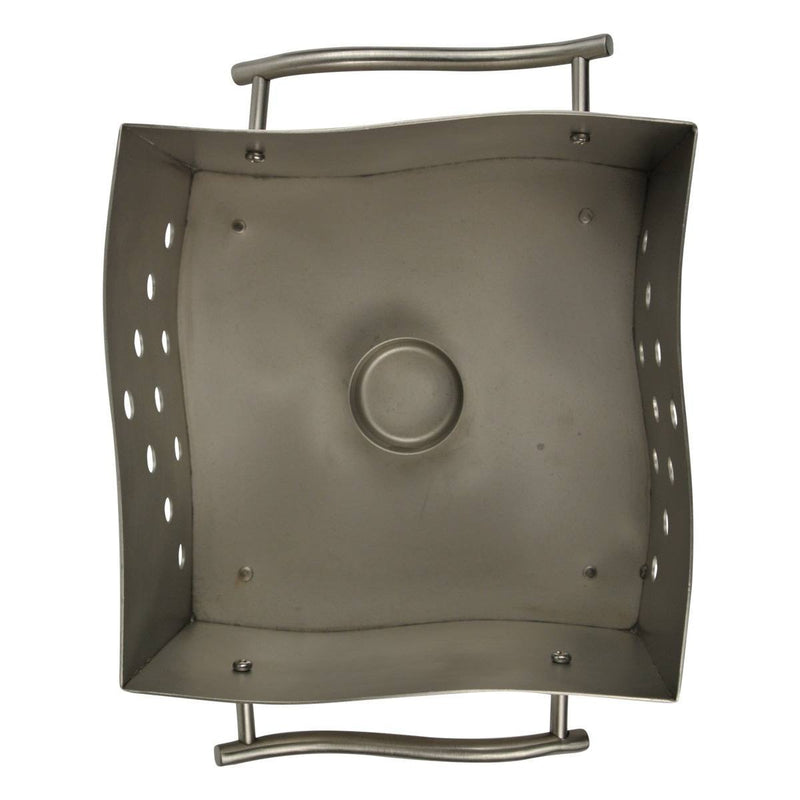 Tablecraft SW98N Stainless Steel Square Snack Warmer with Platter